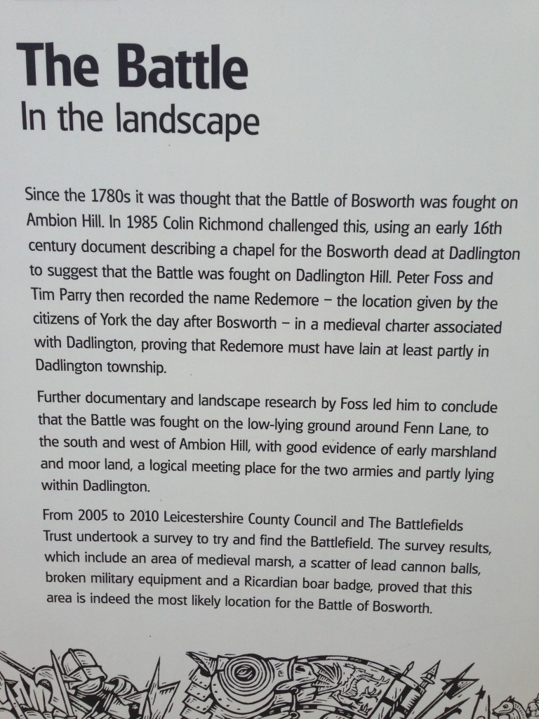 Battle of Bosworth In the Landscape