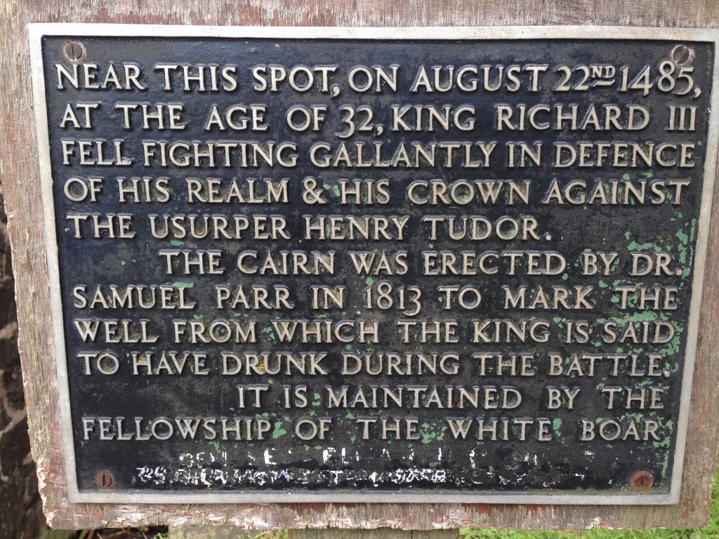 King Richard III died here